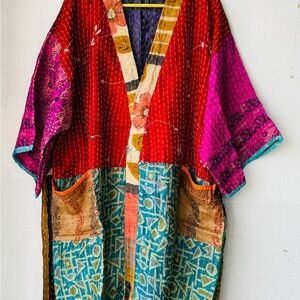 Colorful Patchwork Kimono